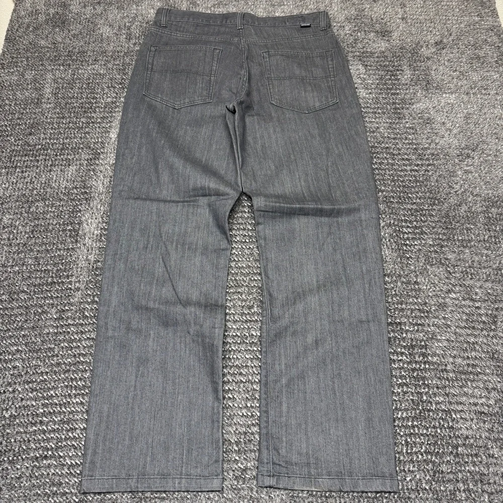 Patagonia Mens Jeans Size 34‎ Gray Organic Cotton Iron Clad Denim Straight Leg